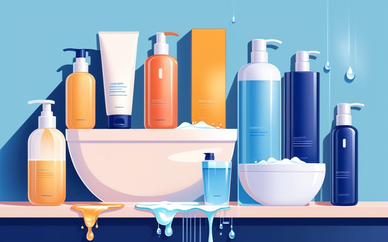 Шампуни с адаптивным pH, подстраивающиеся под жесткость воды для идеального очищения.