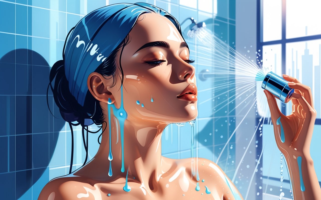 Как превратить утренний душ в экспресс-уход за лицом с помощью термальной воды и гидрогелей. 1 Как превратить утренний душ в экспресс-уход за лицом с помощью термальной воды и гидрогелей.