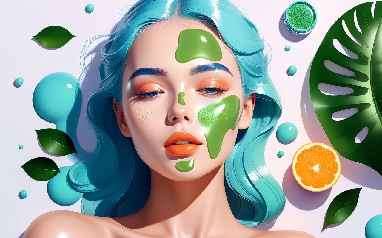 Косметика с наночастицами хлорофилла для детокса и сияния кожи. 1 Косметика с наночастицами хлорофилла для детокса и сияния кожи.