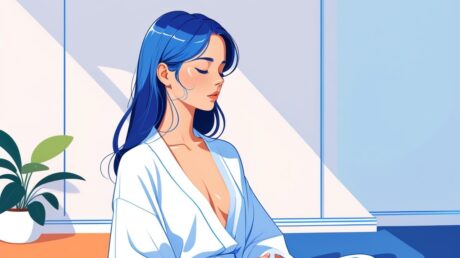 Использование медитативных практик для улучшения состояния кожи и волос посредством снижения стресса