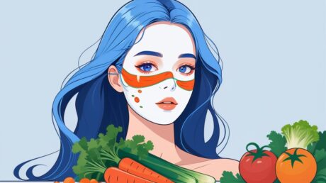 Маска из овощных отходов для укрепления и питания волос и кожи лица
