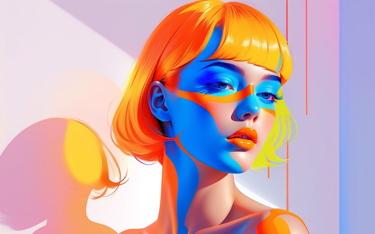 Эксперимент с неоновой косметикой для дневных и вечерних образов 1 Эксперимент с неоновой косметикой для дневных и вечерних образов