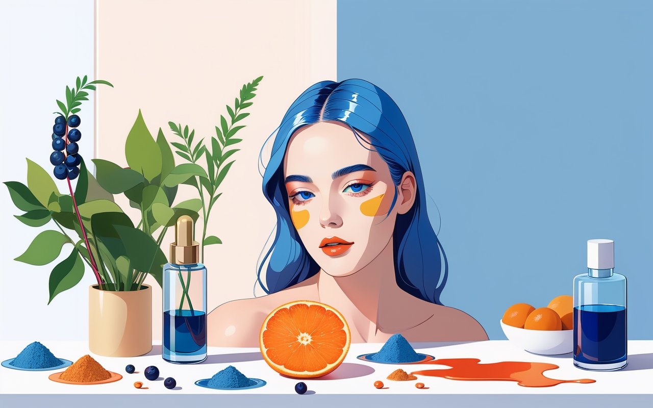 Экспериментальные техники макияжа с натуральными красками из растений и минералов 1 Экспериментальные техники макияжа с натуральными красками из растений и минералов