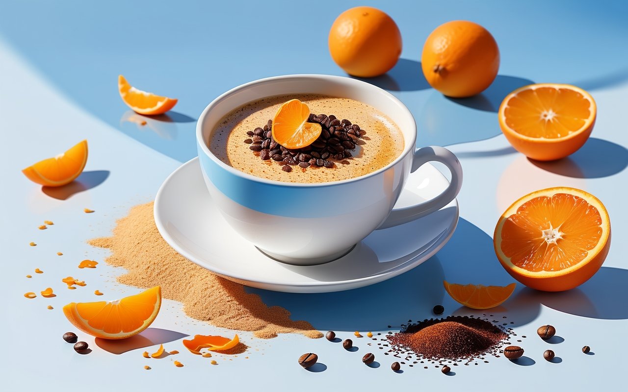 Кофейный скраб с апельсиновой цедрой для сияния кожи и антицеллюлитного эффекта. 1 Кофейный скраб с апельсиновой цедрой для сияния кожи и антицеллюлитного эффекта.