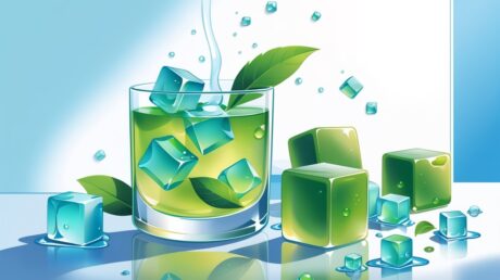 Как использовать ледяные кубики с зеленым чаем для сокращения пор и улучшения микроциркуляции кожи.