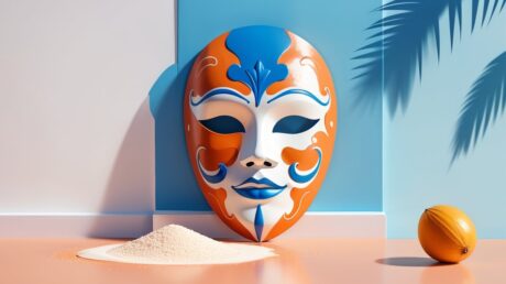 Маска из цветной глины и кокосового молока для тонизирования и сияния кожи в жару.