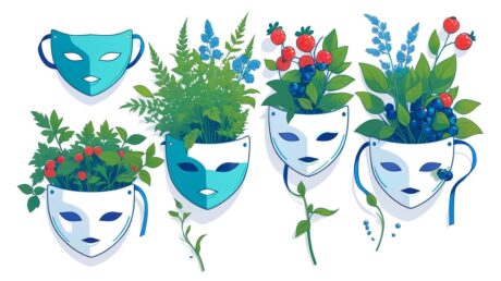 Экологиялық чистые домашние маски из сорных растений и сезонных ягод