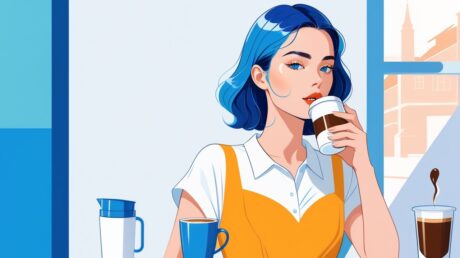 Кофейная сыворотка с гиалуроновой кислотой для борьбы с отеками и тусклым цветом лица.