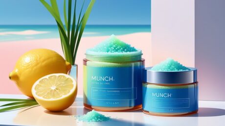 Эко-сахарный скраб для тела с бутановыми маслами и экстрактами лемонграсса