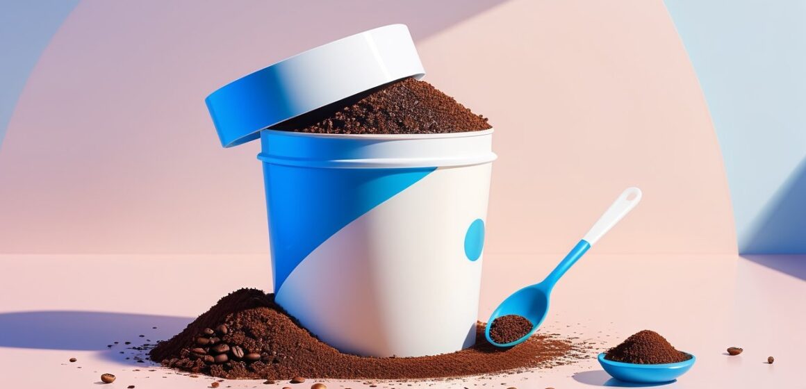 Маска из кофейной гущи