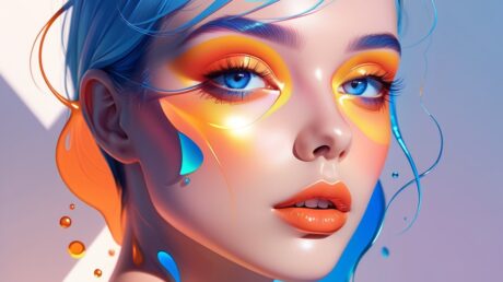 Макияж с эффектом сияния кожи через призму био текстур и светоотражающих пигментов