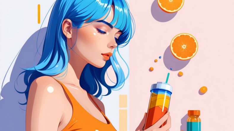 Влияние витаминов и минералов на цвет и текстуру окрашенных волос