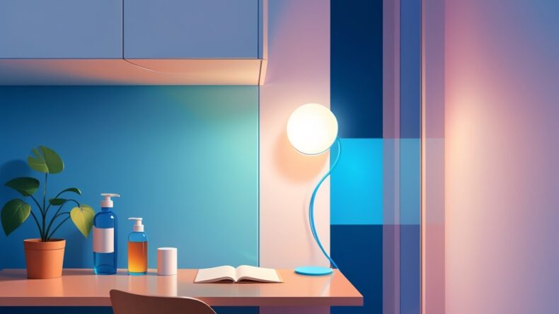 Использование биоимитирующих технологий для автоматического регулирования уровня кожи ночью