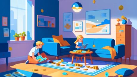 Как говорить с детьми о финансах: учим ценность денег через игровые семейные квесты