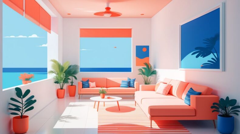 Летний коралл: яркий акцент, который поднимает настроение